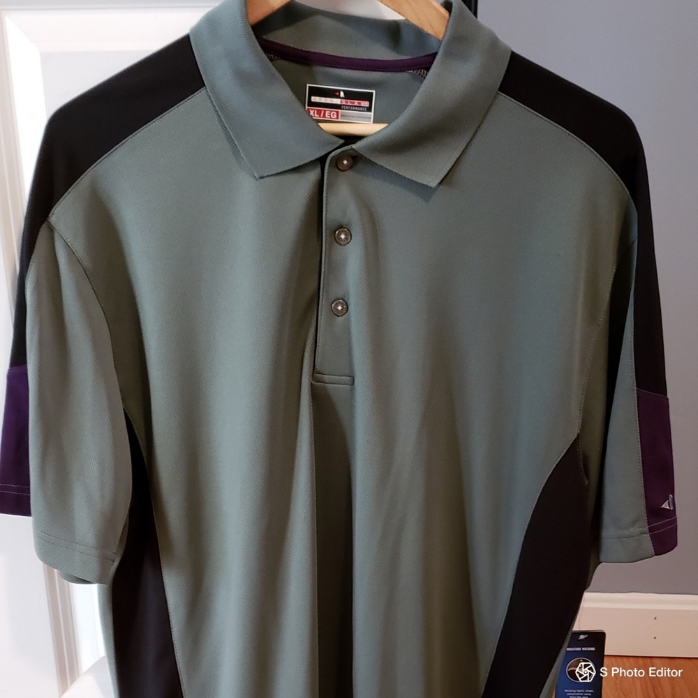 NWT Mens Grand Slam Golf Shirt